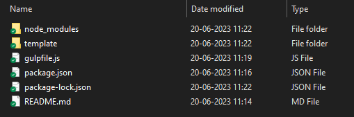 Gulp installed