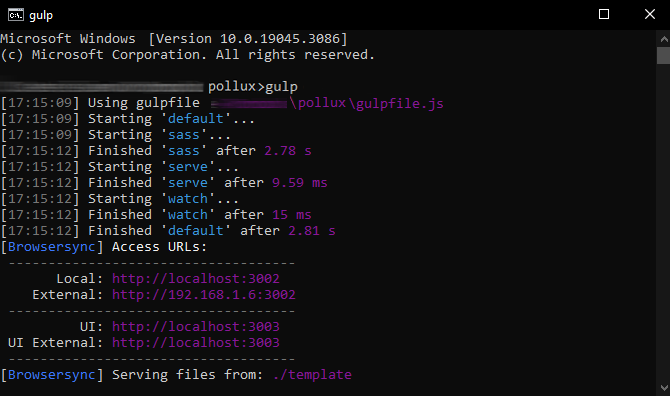 How to run Gulp from CMD